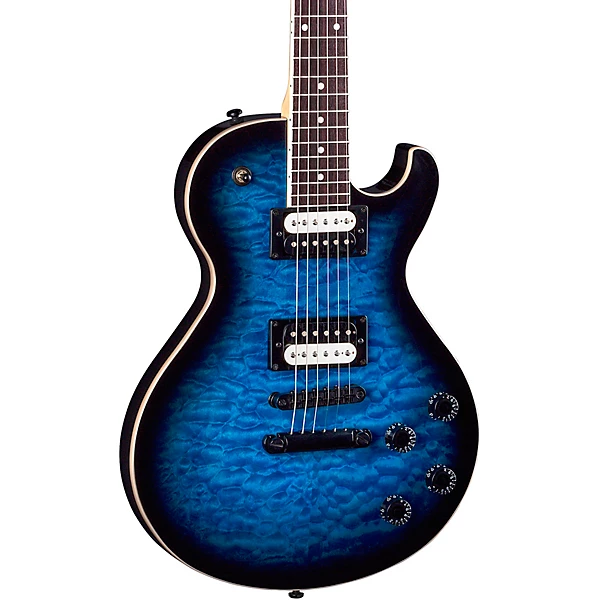 Thoroughbred X Quilt Maple Electric Guitar Transparent Blue Burst