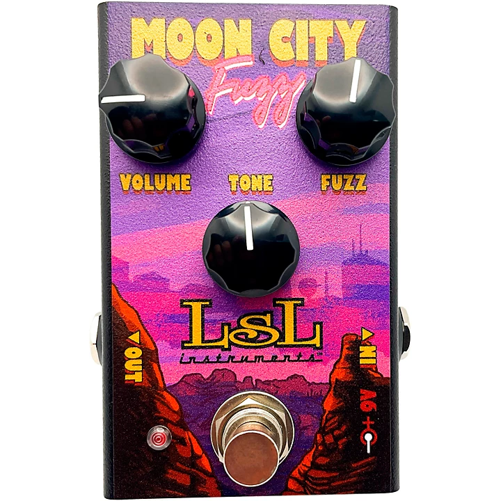MOON CITY Masters Signature Fuzz Effects Pedal Black