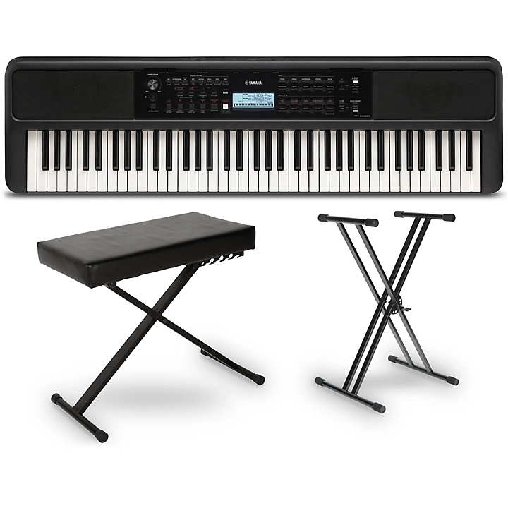 PSREW320 76 Key Portable Keyboard Essentials Bundle