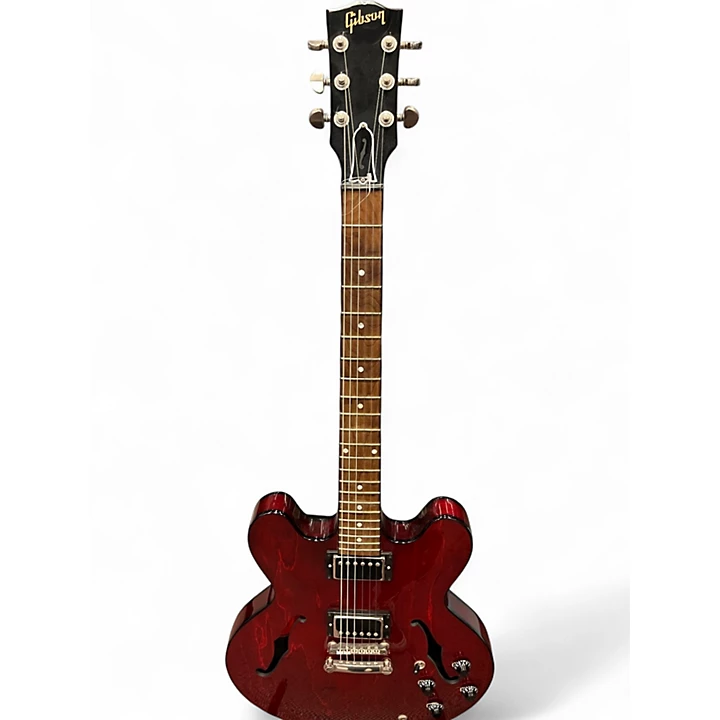 Used 2016 Gibson ES335 Dot Reissue Worn Cherry Hollow Body Electric Guitar