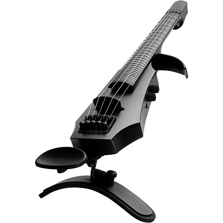 NXTa Active Series 5 String Fretted Electric Violin in Black 4 4