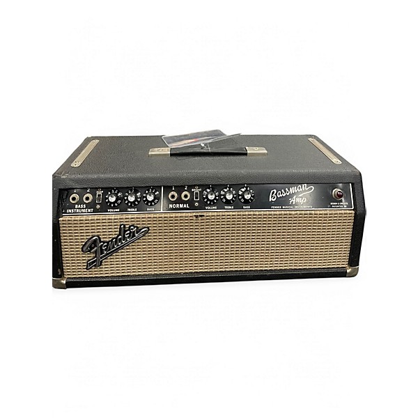 Vintage 1966 Fender BASSMAN HEAD Tube Guitar Amp Head