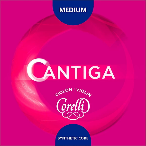 Cantiga Violin D String 4 4 Size Medium Loop End
