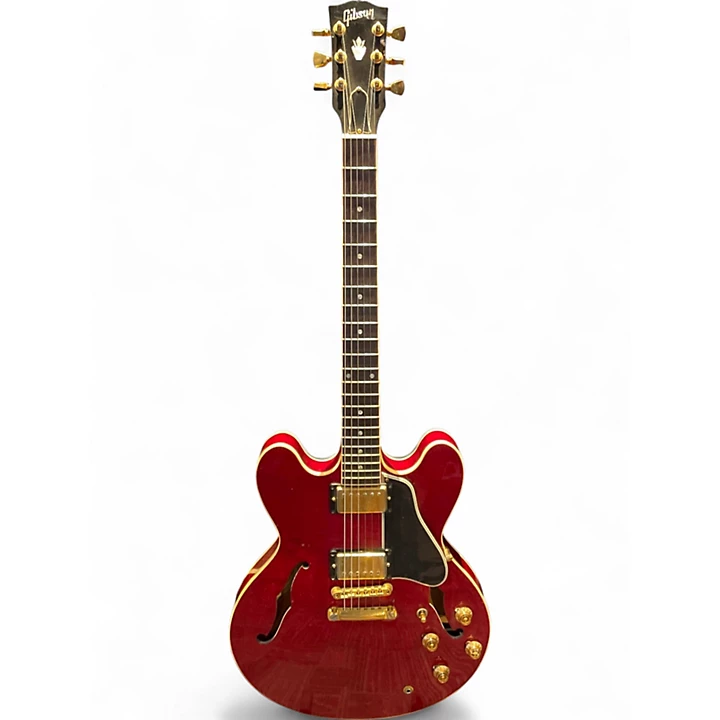 Used 2000s Gibson ES335 Cherry Hollow Body Electric Guitar