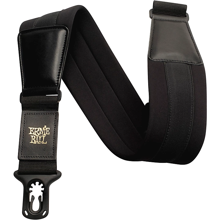Neoprene Polylock Guitar Strap Black 3 in