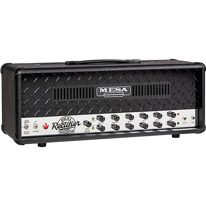 MESA/Boogie '90s Dual Rectifier 2 Channel Tube Guitar Amp Head Black Bronco