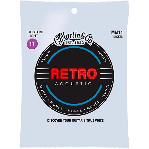 MM11 Retro Custom Light Acoustic Guitar Strings
