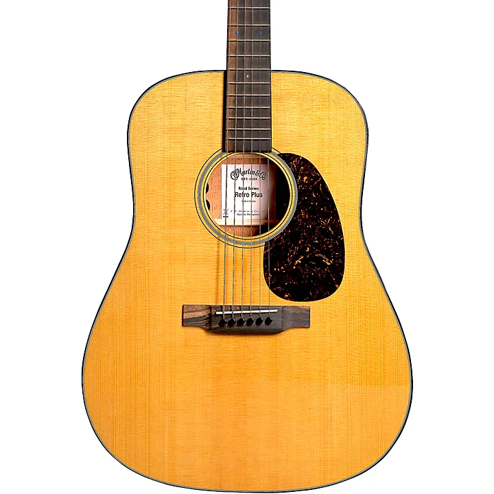 DE Retro Plus Mahogany Dreadnought Acoustic Electric Guitar Aging Toner
