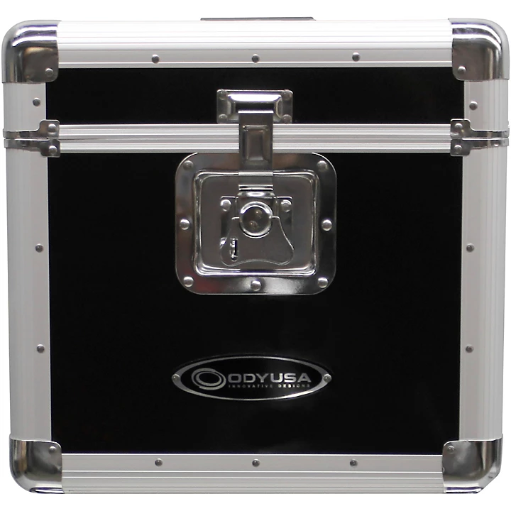 KLP2BLK Stackable Record Utility Case for