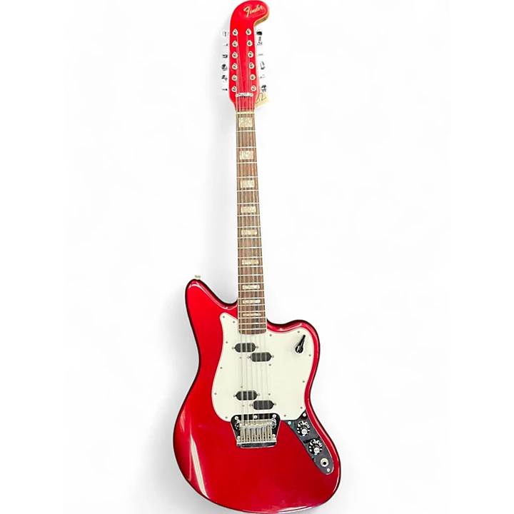 Vintage 1966 Fender ELECTRIC XII Candy Apple Red Solid Body Electric Guitar