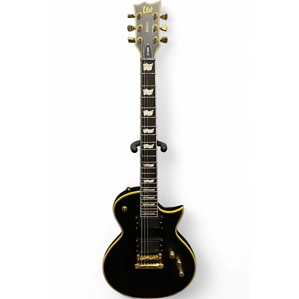 Used ESP LTD EC1000 Deluxe Vintage Black Solid Body Electric Guitar