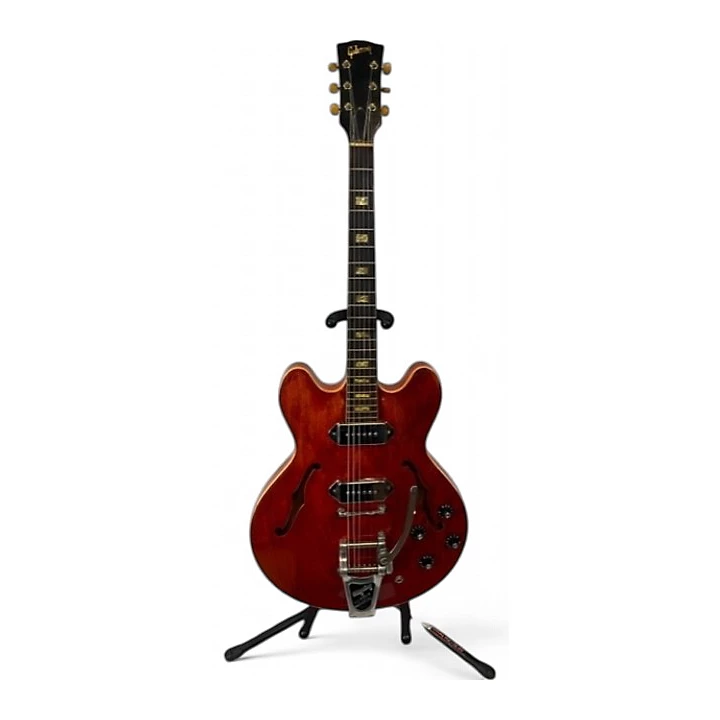 Vintage 1967 Gibson ES 330TDC Cherry Hollow Body Electric Guitar