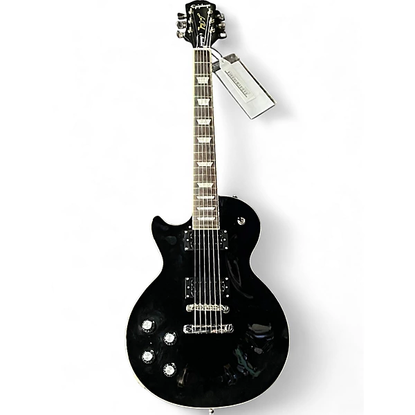 Used Epiphone Les Paul Standard Left Handed Black Electric Guitar