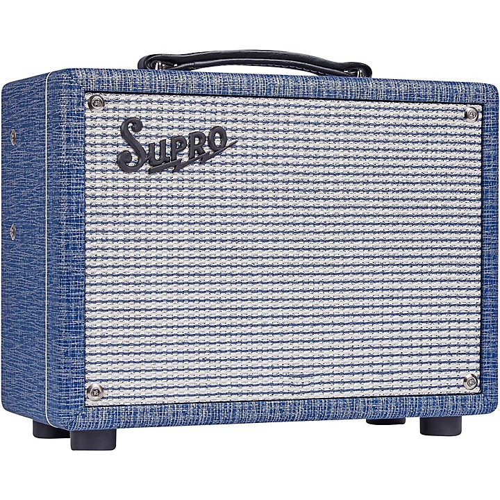 1606J 64 Super 5W 1x8 Tube Guitar Combo Amp Blue