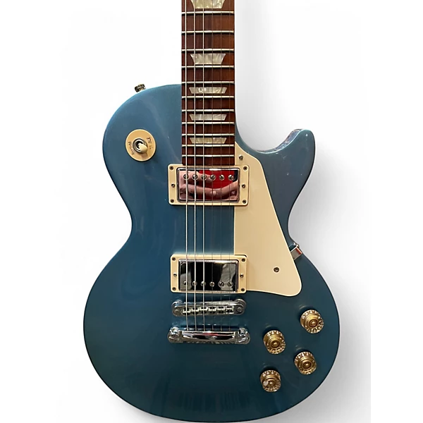 Used 2012 Gibson Les Paul Studio Pelham Blue Solid Body Electric Guitar