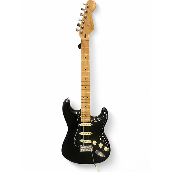 Used Fender Player Stratocaster Black Solid Body Electric Guitar