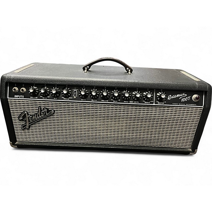 Used Fender Bassman 100T 100W Tube Bass Amp Head