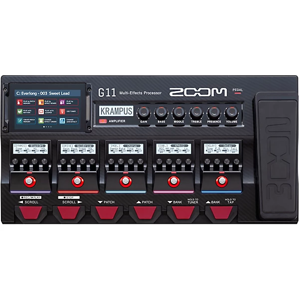 Zoom G11 Multi Effects Processor With Expression Pedal