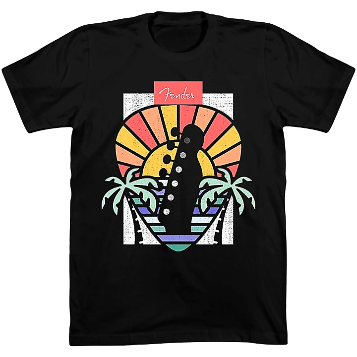 Palm Tree T Shirt XX Large Black