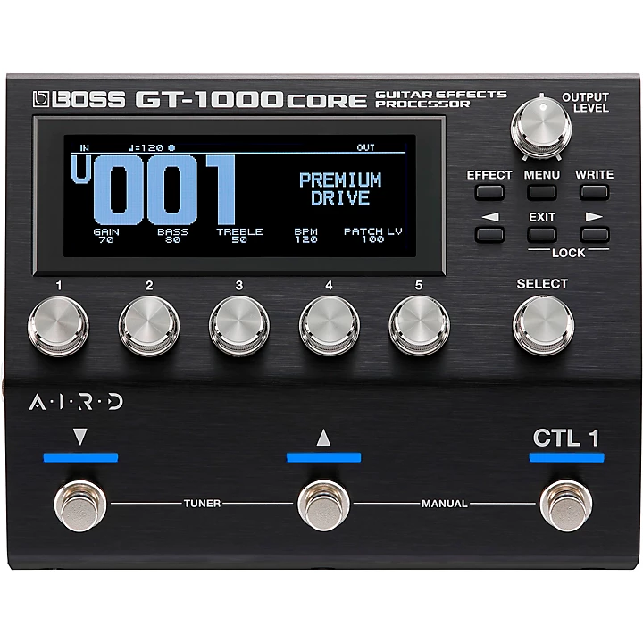 GT 1000CORE Multi Effects Processor Black