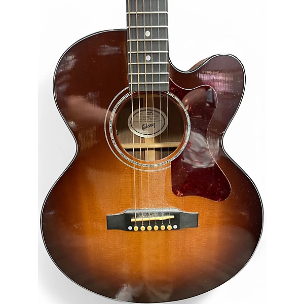 Used Gibson PARLOR WALNUT AG Sunburst Acoustic Electric Guitar