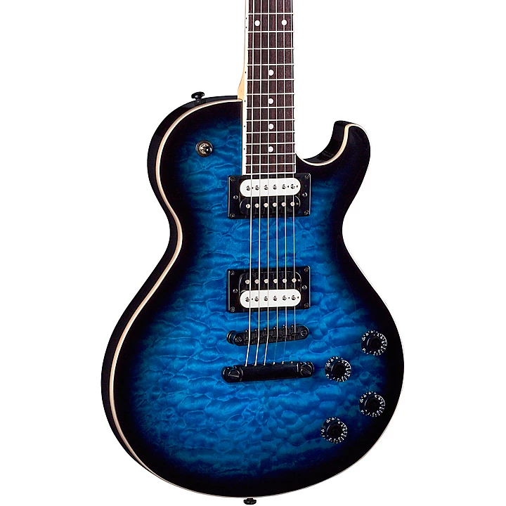 Thoroughbred X Quilt Maple Electric Guitar Transparent Blue Burst