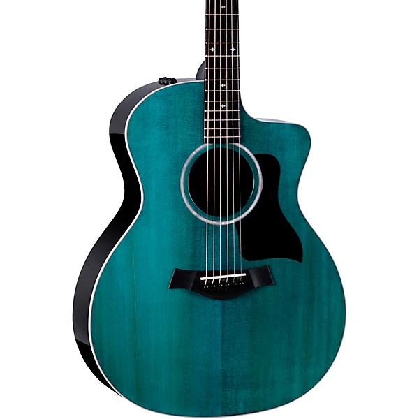 214ce Special Edition Grand Auditorium Acoustic Electric Guitar Trans Blue