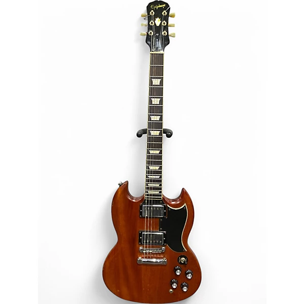 Used 2003 Epiphone G400 SG Worn Cherry Solid Body Electric Guitar