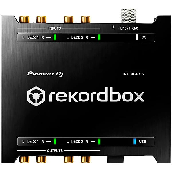 INTERFACE 2 USB Audio Interface DVS with rekordbox dj