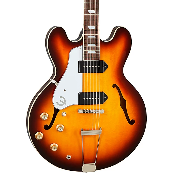 Epiphone USA Casino Left Handed Hollowbody Electric Guitar Vintage Burst
