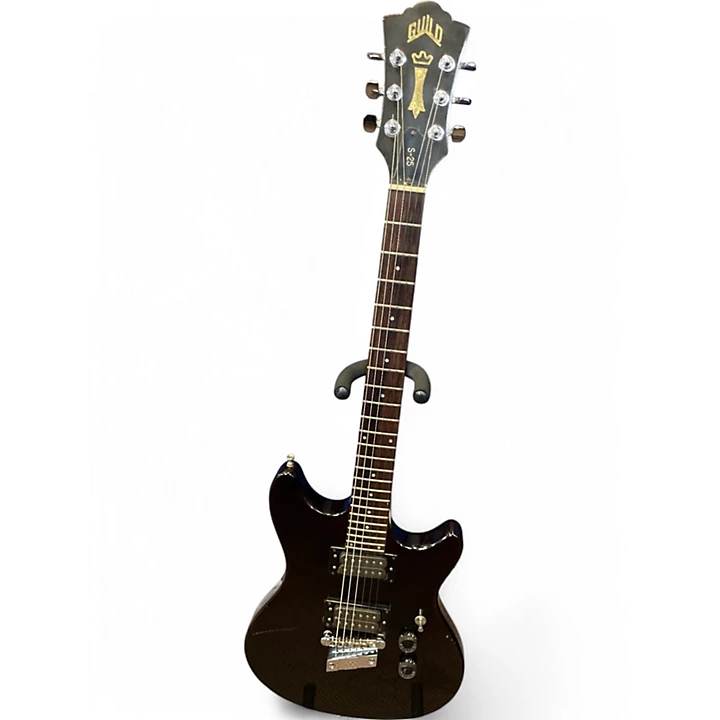 Vintage 1982 Guild S 25 Black Solid Body Electric Guitar