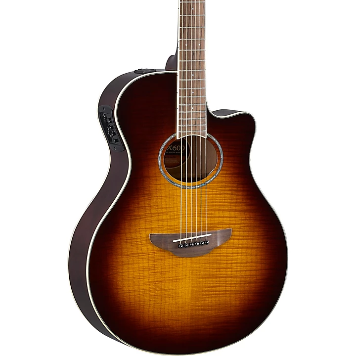 APX600FM Acoustic Electric Guitar Tobacco Brown Sunburst