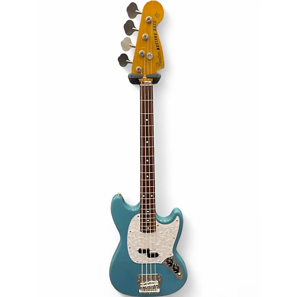 Used 2000 Fender MB98 70SD Daphne Blue Electric Bass Guitar