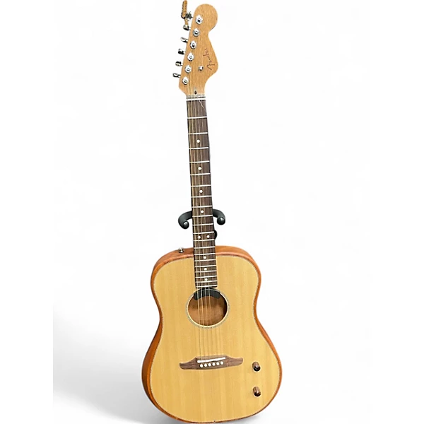Used Fender Acoustasonic Dreadnought Natural Acoustic Electric Guitar