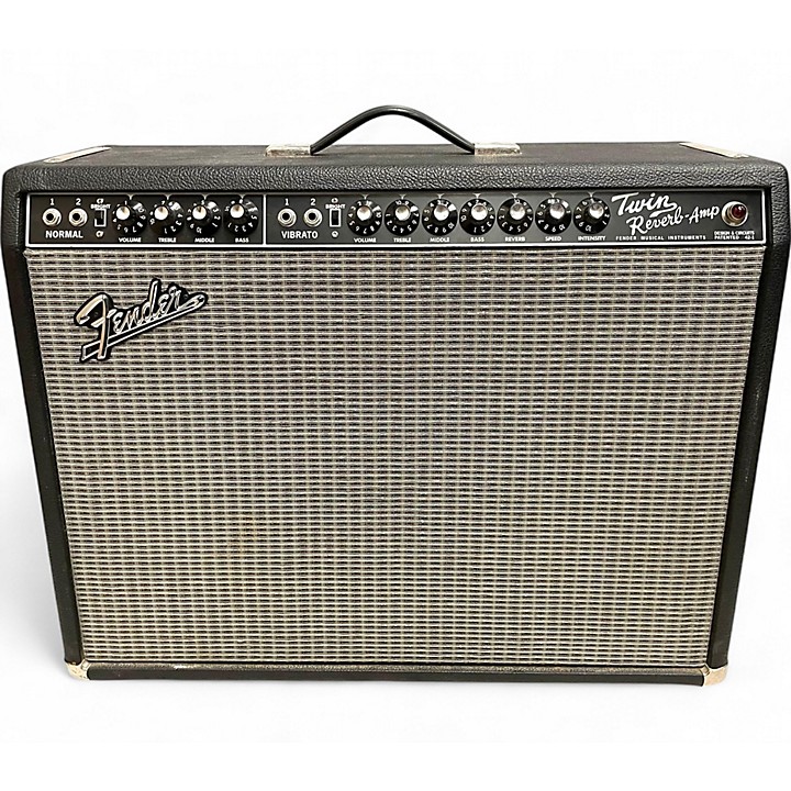 Used Fender 1965 Reissue Twin Reverb 85W 2x12 Tube Guitar Combo Amp