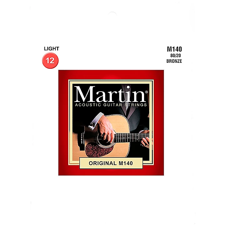 M140 Martin Acoustic 80 20 Light Guitar String