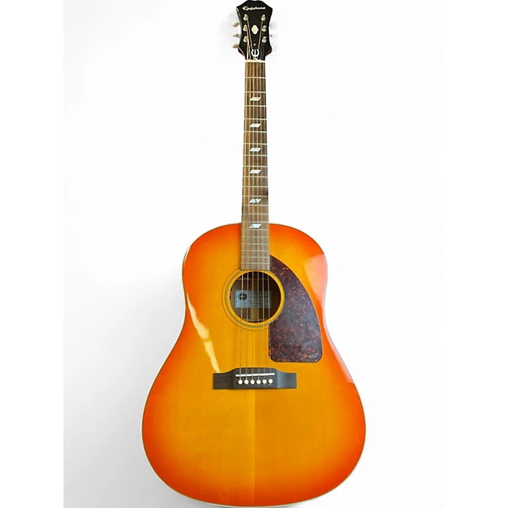 Used Epiphone ft 79 texan Heritage Sunburst Acoustic Electric Guitar
