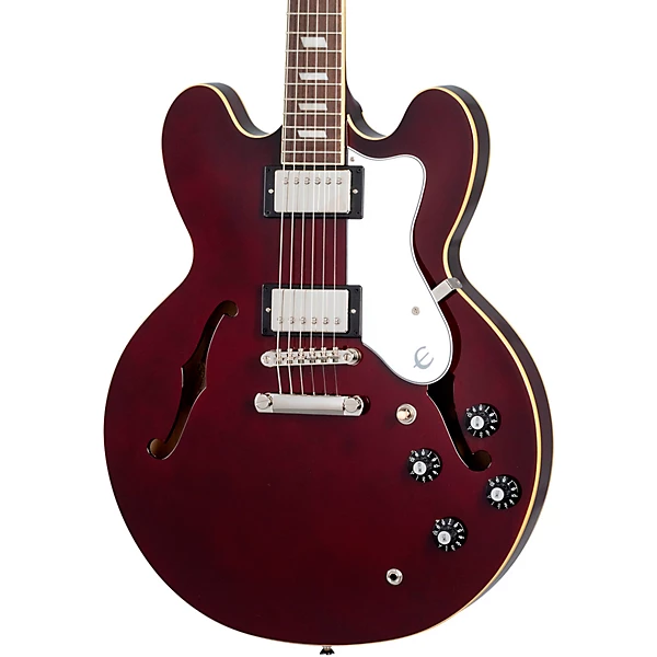 Noel Gallagher Riviera Semi Hollow Electric Guitar Dark Wine Red