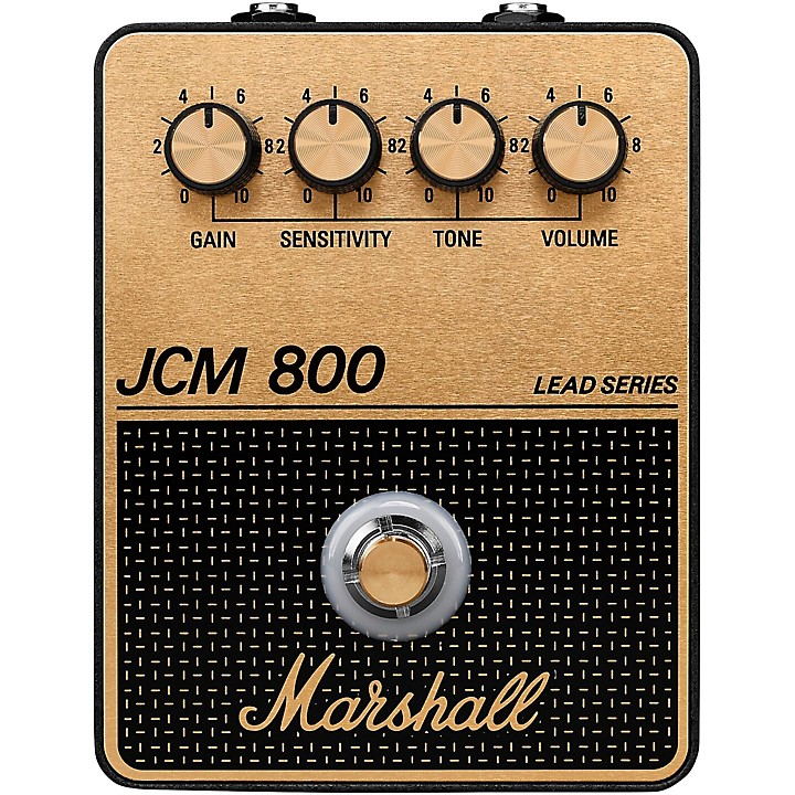 JCM800 Gain and Distortion Effects Pedal Black and Gold