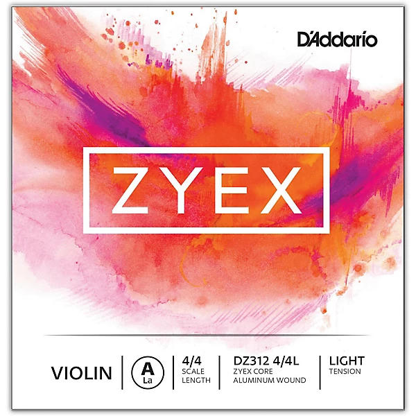 Zyex Series Violin A String 4 4 Size Light Aluminum