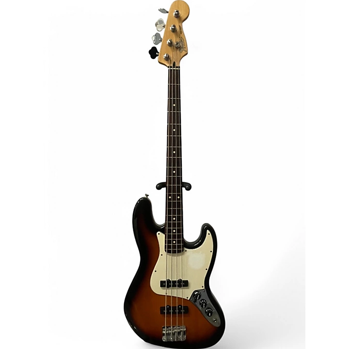 Used Fender STANDARD JAZZ BASS* SUNBURST Electric Bass Guitar