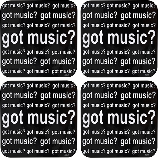 Got Music Vinyl Coaster 4 Pack