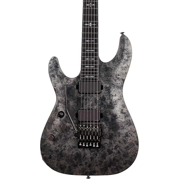 Schecter Guitar Research Ernie C C 1 Left Handed Electric Guitar Black Reign