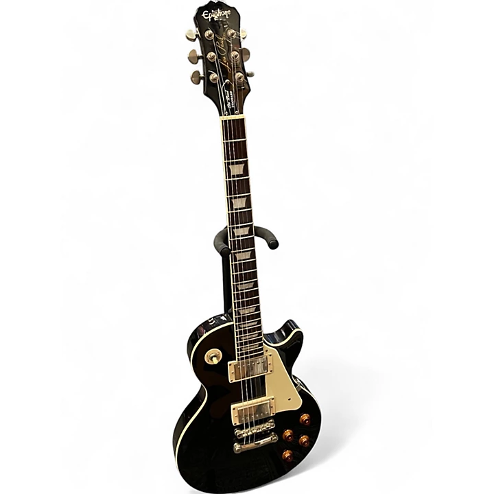 Used Epiphone Les Paul Standard Black Solid Body Electric Guitar