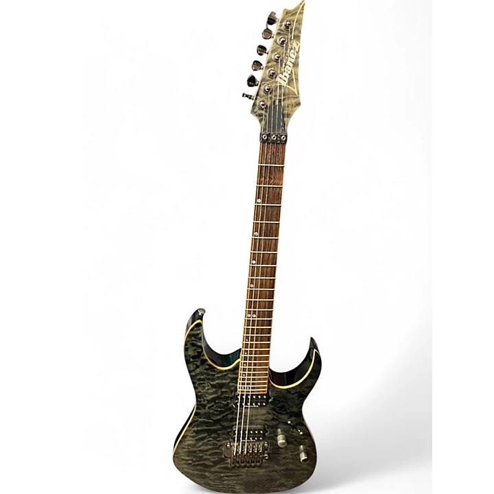 Used Ibanez RG920 PREMIUM BLACK ICE Solid Body Electric Guitar