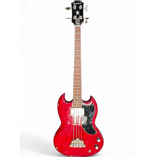 Epiphone Used Epiphone SG E1 Cherry Electric Bass Guitar