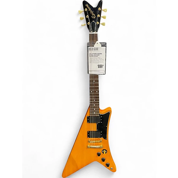 Used Epiphone moderne Natural Solid Body Electric Guitar
