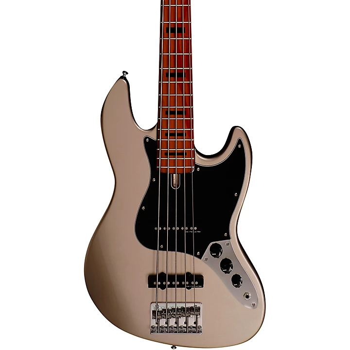 V5 5 5 String Electric Bass Champagne Gold Metallic