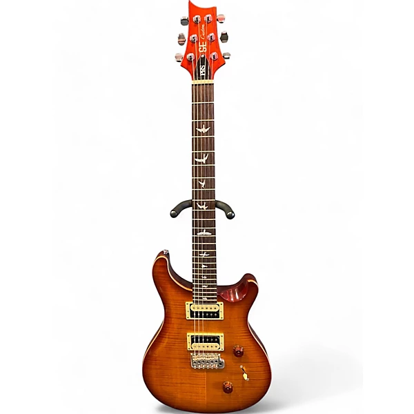 Used PRS SE Custom 24 GOLD SUNBURST Solid Body Electric Guitar