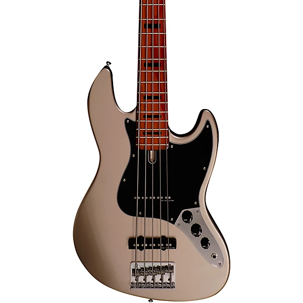 V5 5 5 String Electric Bass Champagne Gold Metallic
